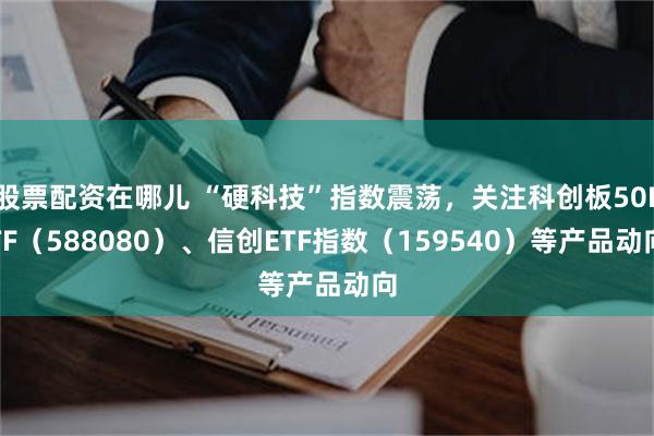 股票配资在哪儿 “硬科技”指数震荡，关注科创板50ETF（588080）、信创ETF指数（159540）等产品动向