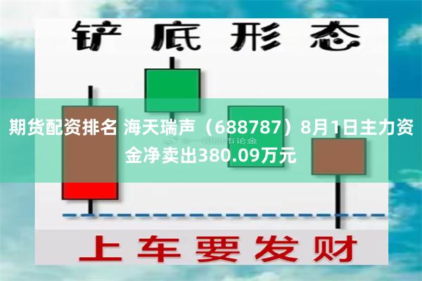 期货配资排名 海天瑞声（688787）8月1日主力资金净卖出380.09万元