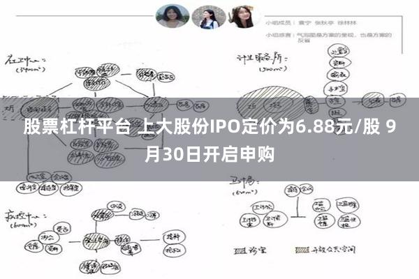 股票杠杆平台 上大股份IPO定价为6.88元/股 9月30日开启申购