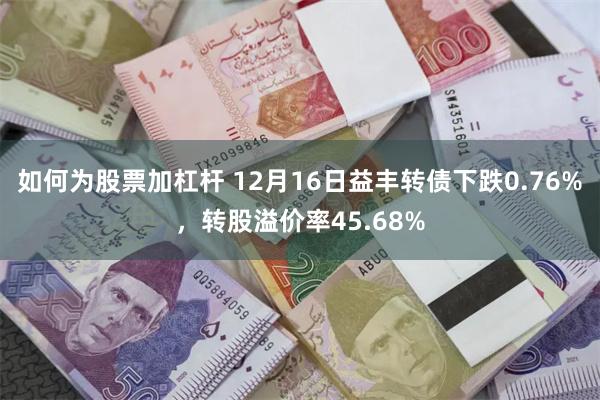 如何为股票加杠杆 12月16日益丰转债下跌0.76%，转股溢价率45.68%