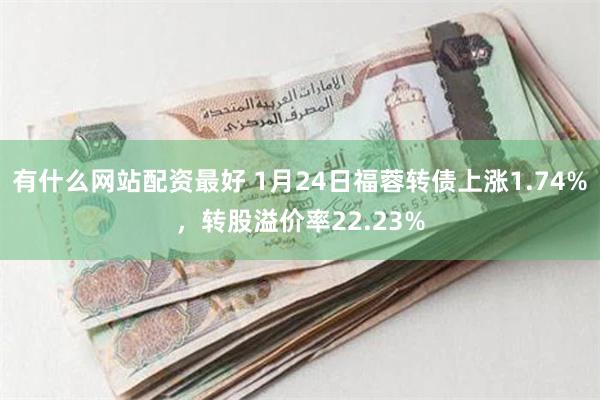 有什么网站配资最好 1月24日福蓉转债上涨1.74%，转股溢价率22.23%